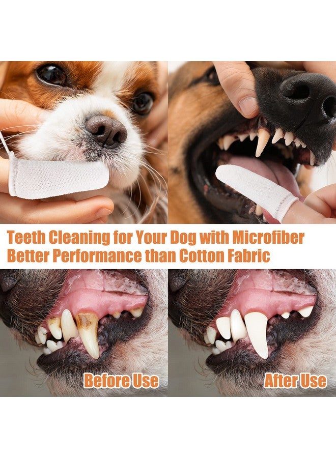 Chunful 20 Pcs Microfiber Fingerbrush for Dogs Soft Finger Toothbrush Pet Dental Finger Brush for Dog Cat Teeth Cleaning Remove Plaque and Tartar  - Image 5
