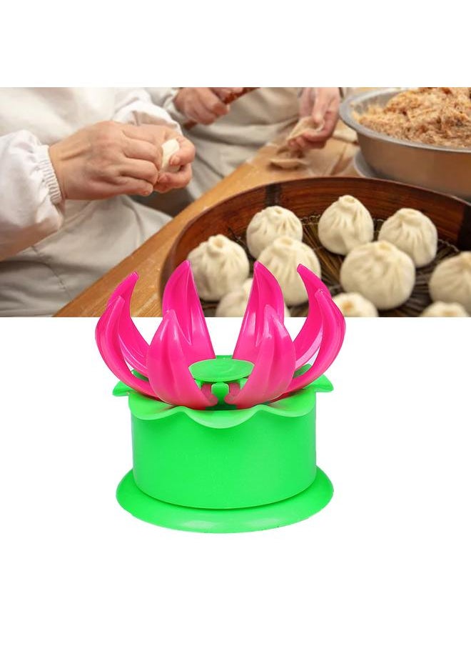 Thoraya - Bun Making Mould Green Unique Design Sturdy Practical Easy Operation Multifunctional Reliable Steamed Stuffed Bun Maker for Cooking Kitchen L - Image 1