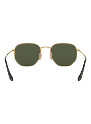 Men UV Protection Hexagon Sunglasses - RB3548N - Lens Size: 54 mm - Gold - view 3