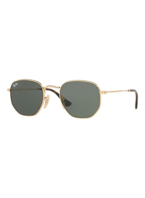 Men UV Protection Hexagon Sunglasses - RB3548N - Lens Size: 54 mm - Gold