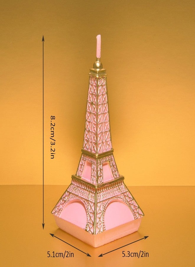 iLikePar Eiffel Tower Birthday Candle Smokeless Cake Topper Candle for Party Supplies and Wedding Favor - Image 2