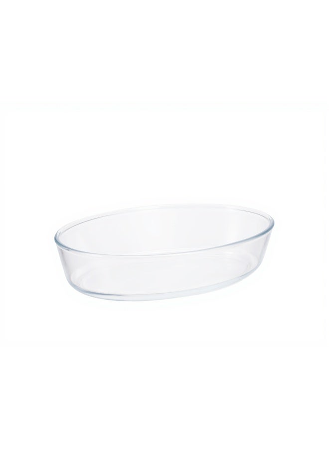 IKOO GLASS 3 Piece Oven Tray Set - Made Of Glass - Oval - Large - Baking Dish - Oven Tray - Cake Trays - Oven-Pan - Cake Mold - 3 Piece set - Image 4
