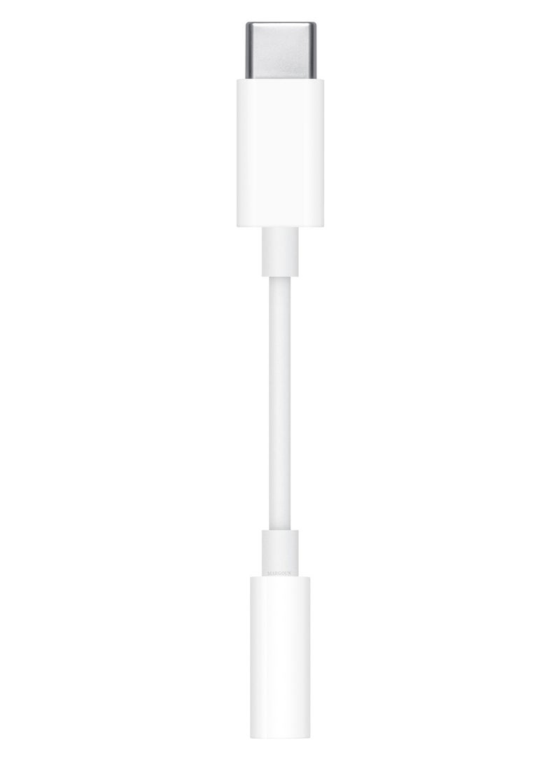 CATANES USB C to 3.5mm AUX Jack Adapter Type C to Headphone Jack Adapter White Colour  - Image 5