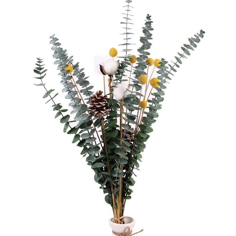 Bluejw Premium Mini Small Wedding Bridal Bouquet – Preserved Dried Flower Arrangement with Natural Dried Plants for Rustic Elegance - Image 3