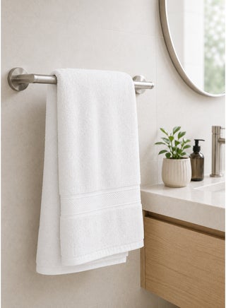 White Bath Towel Set – 600 GSM