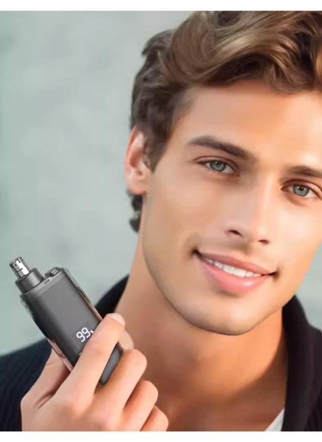 Generic High Quality Electric Portable Men Mini Nose Hair Trimmer USB Charging  - Image 4
