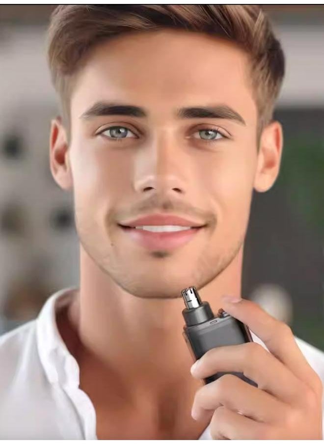 Generic High Quality Electric Portable Men Mini Nose Hair Trimmer USB Charging  - Image 5