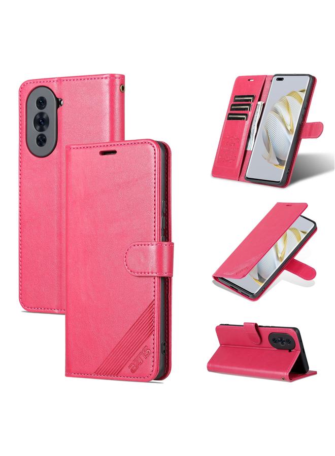 The Bros Case For Huawei nova 10 Pro Sheepskin Texture Flip Leather Phone Case