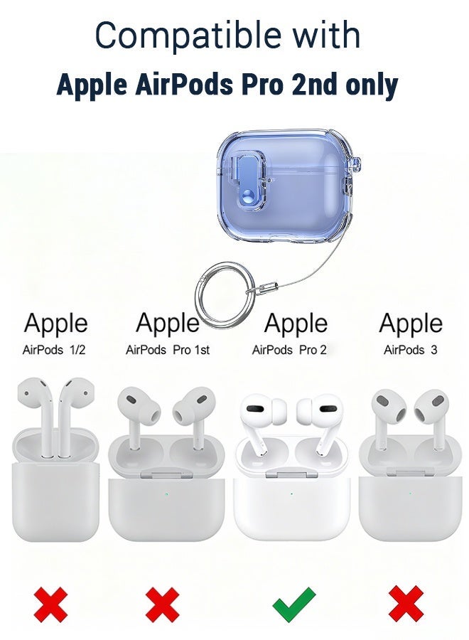 Upgraded Case for AirPods Pro 2- Anti-Yellowing TPU Cover with Secure Lock & Full Protection | Shockproof/Drop-Resistant Design | Sweat Guard & Scratch Defense (Universal Fit for Men & Women) - Image 3