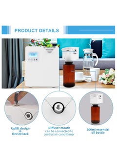 Arabest Smart Scent Air Machine with Nebulizing,Professional Waterless Essential Oil Diffuser 300ML,Aroma Diffuser,Air Purifier,Scent Diffuser Essential Oils for Room,Office,Spa(White)  - Image 3