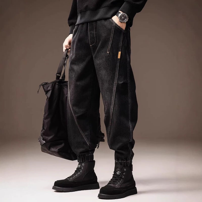 Unisex Classic Denim Jeans Loose Fit Daily Outdoor Wear - Image 5