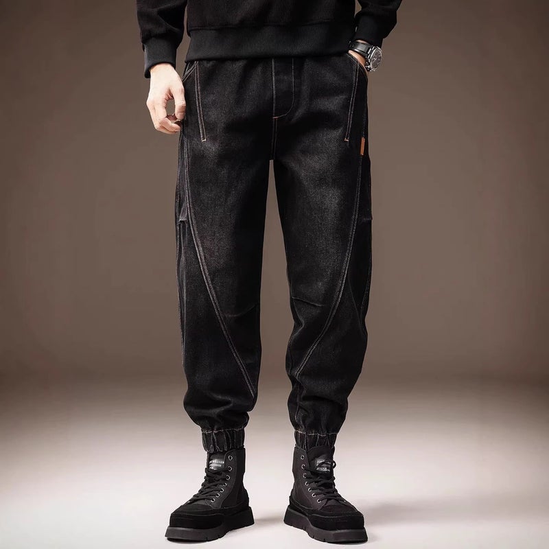 Unisex Classic Denim Jeans Loose Fit Daily Outdoor Wear - Image 2