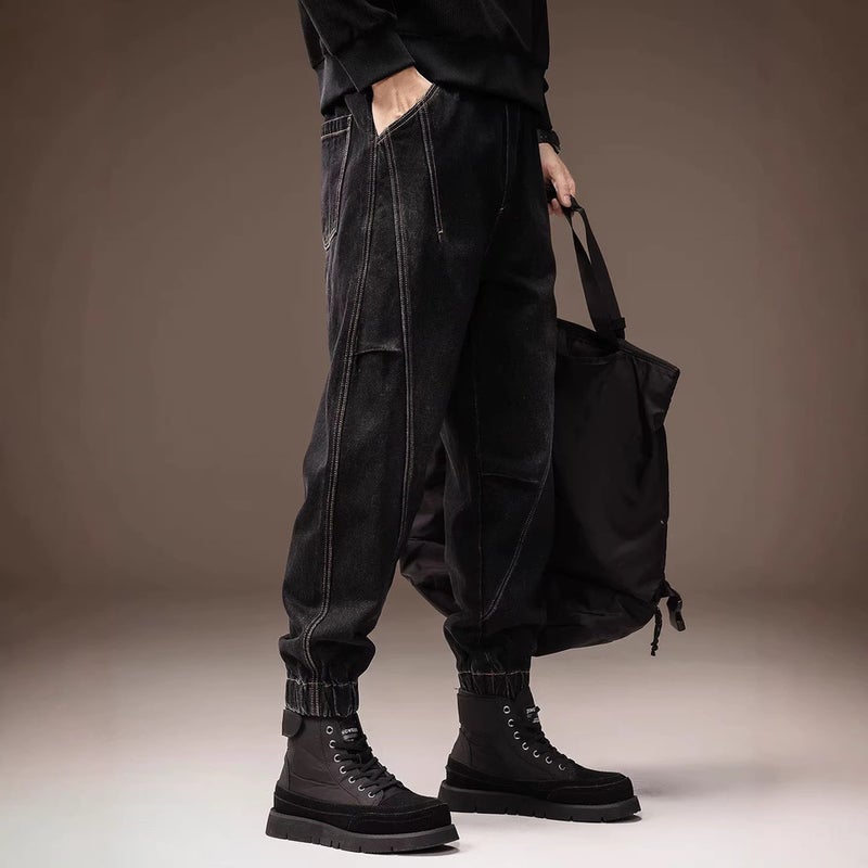 Unisex Classic Denim Jeans Loose Fit Daily Outdoor Wear - Image 4