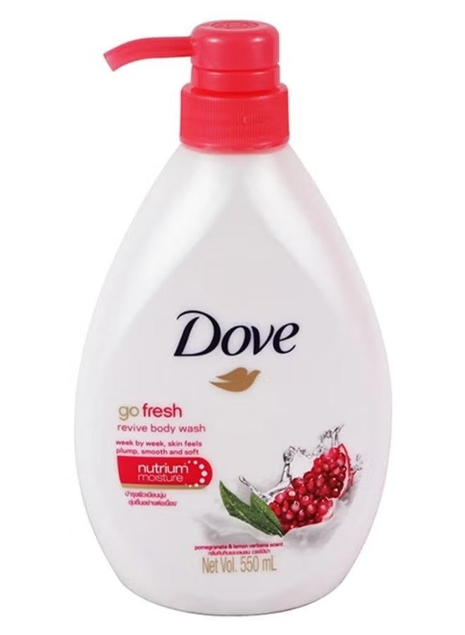 Dove Go Fresh Revive Body Wash 550ML - Image 1