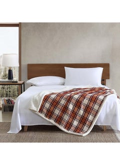 Eddie Bauer Throw Blanket Super Soft Reversible Sherpa Fleece Bedding Ideal And White Elephant Gifts Cozy Plaid Throw Blankets For Couch Edgewood Red Throw  - Image 2