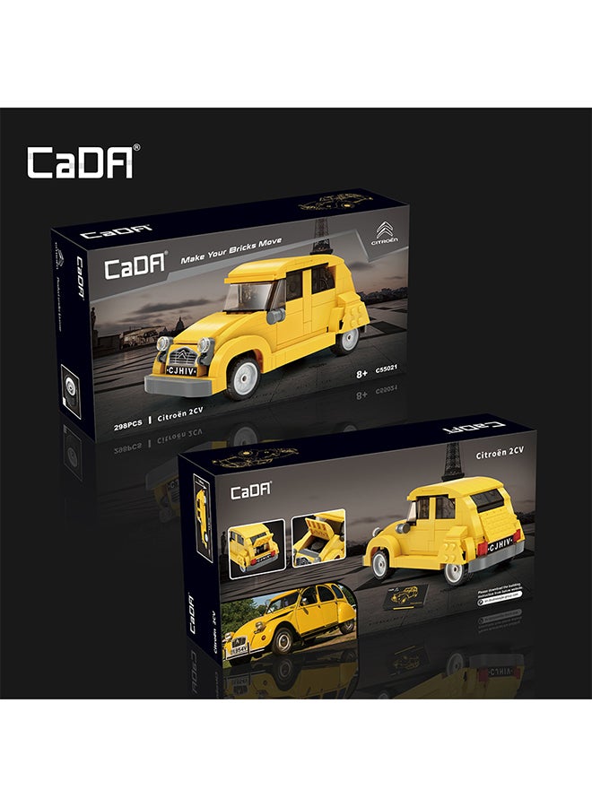 CaDA Car Toy Building Blocks Citroen 2CV (licensed) C55021W - Image 5