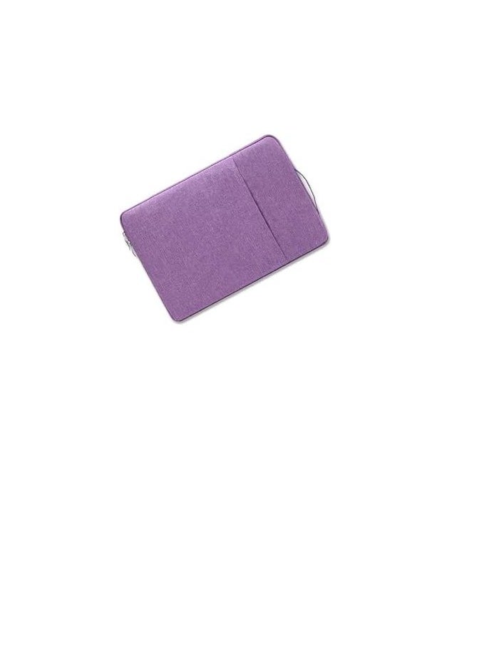 Generic 13-Inch Laptop Sleeve Case for 2022 MacBook Air 13.6 inch with Apple M2 Chip & 2022 MacBook Pro 13.3 inch with Apple M2 Chip Accessory Traveling Carrying Canvas Bag Cover Simple Case (Purple)  - Image 5