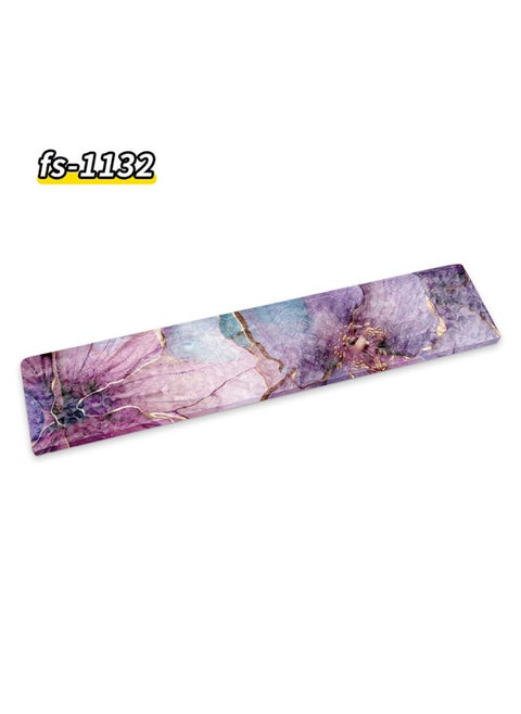 Stone Pattern Acrylic Water Ripple Keyboard Hand Rack Comfortable High Wrist Pad Creative Wrist Rack Multi-Size Dirty Resistance-Colour:360*80*10mm-Pattern:fs1132