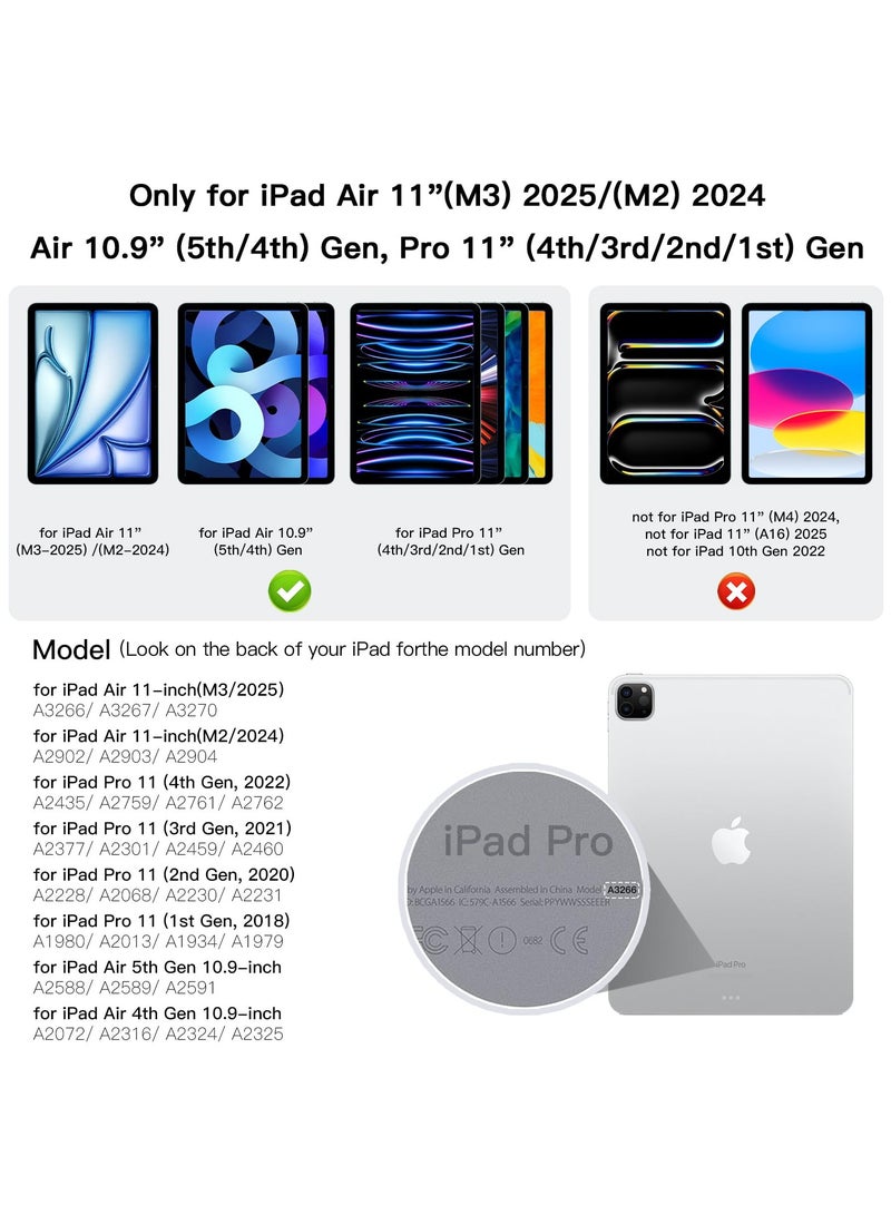 LR Nexus Keyboard Case for for iPad 10th Gen 10.9 inch (2022) & iPad 11th (A16, 2025), Magnetic Keyboard Case with Multi-Touch Trackpad, Backlit, Light Weight - Image 2