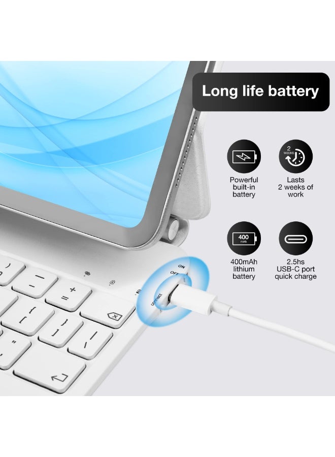 LR Nexus Keyboard Case for for iPad 10th Gen 10.9 inch (2022) & iPad 11th (A16, 2025), Magnetic Keyboard Case with Multi-Touch Trackpad, Backlit, Light Weight - Image 5