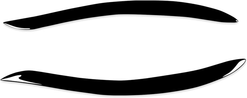 Vuzmode Gloss Black Headlight Eyelids for Nissan 200SX S15 - Image 1