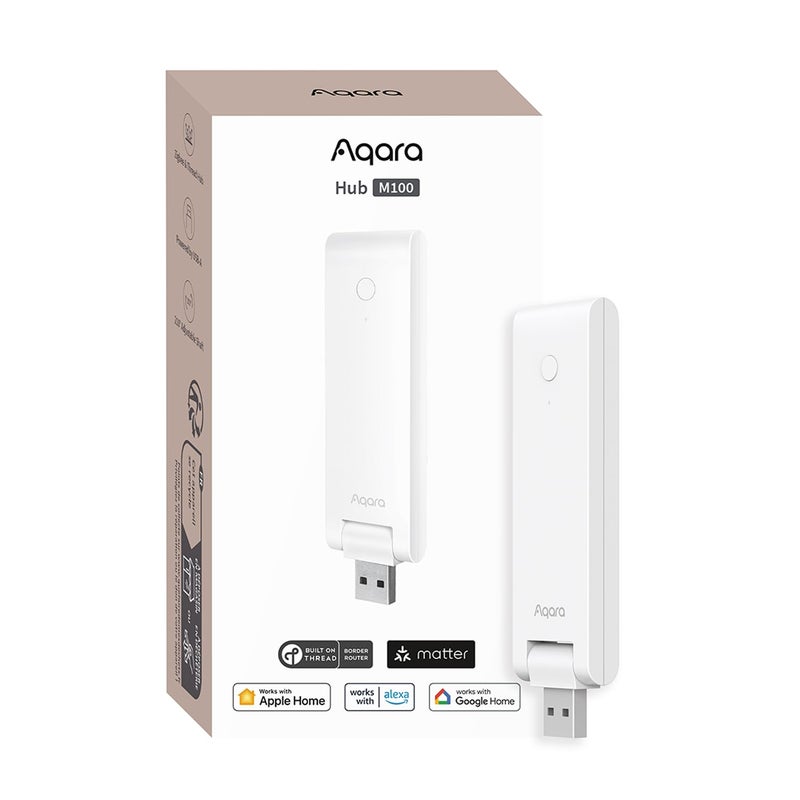 Aqara Smart Hub M100 for Home Automation Matter Controller Thread Border Router Features Aqara Zigbee Not ThirdParty WiFi Supports Apple HomeKit Amazon Alexa IFTTT Home Assistant - Image 2