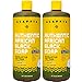 Alaffia Authentic African Black Soap, Eucalyptus Tea Tree, 2-Pack â€“ All-in-One Moisturizing Cleanser for Face, Hands, Body & Hair, 32 Oz Ea - Image 2