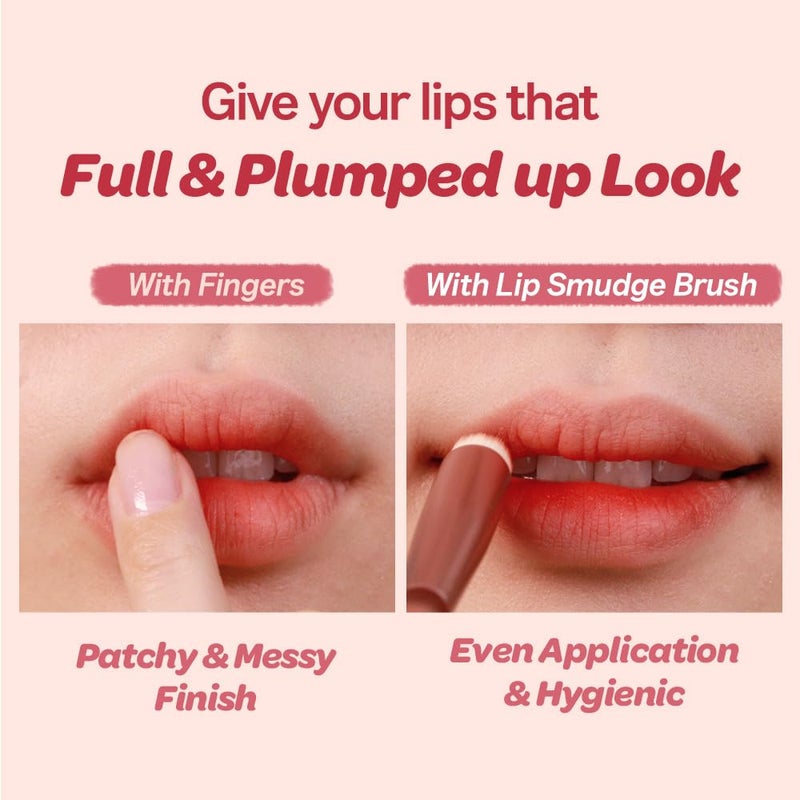 I'M MEME Makeup Tool - Lip Smudge Brush | With Cap, Reusable, Multi-purpose Blending Techniques Applicator, Travel Size, Versatile, Lipstick and Lipgloss Fingertip Pencils Liner for Women, 1 Count - Image 2