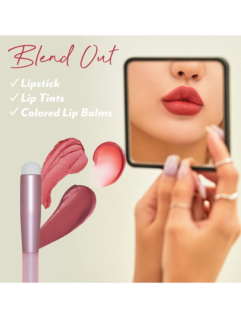 I'M MEME I'm Meme Tool - Lip Smudge Brush | With Cap, Reusable, Multi-purpose Makeup Blending Applicator, Travel Size, Versatile, 1 Count - Image 5