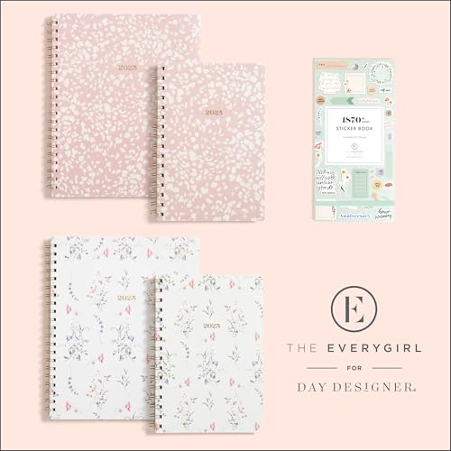 Blue Sky Everygirl 1870+ Sticker Book, Planner and Calendar Pack, 4.49” x 9.06”, Full Color, with Bungee Closure, 24 Unique Sheets (Every Day & Every Month) - Image 5