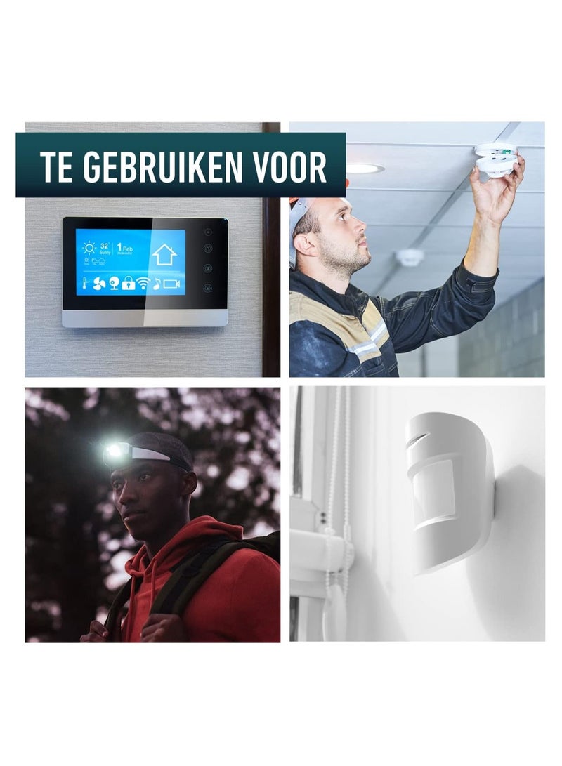 Panasonic CR2 cylindrical lithium battery for high power-consuming lightweight appliances such as smoke alarms, intruder alarm systems, head lamps, cameras, 3V, 10 packs (10 batteries) - Image 4