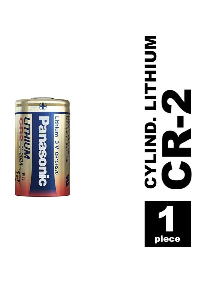 Panasonic CR2 cylindrical lithium battery for high power-consuming lightweight appliances such as smoke alarms, intruder alarm systems, head lamps, cameras, 3V, 10 packs (10 batteries) - Image 5