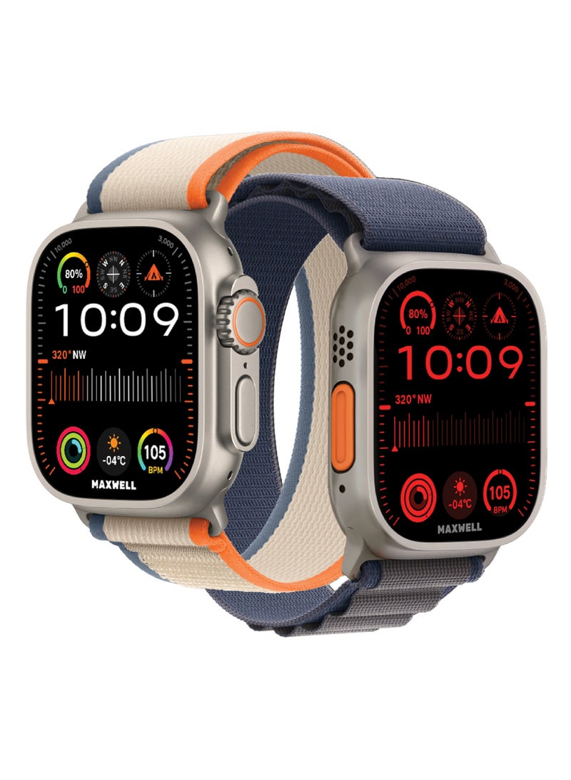 MAXWELL MW ultra 2 Smart Watch with dual strap - Image 1