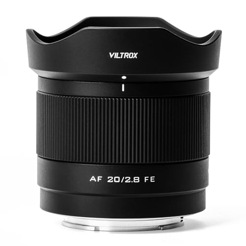 VILTROX 20mm f2.8 FE, 20mm f/2.8 e-Mount Full Frame AF Lens for Sony e Mount, Prime Wide Angle Lens for Sony e Mount a7cr a7cii a7c a6700 zv-e100 a6600 a6400 a7iv a7iii - Image 1