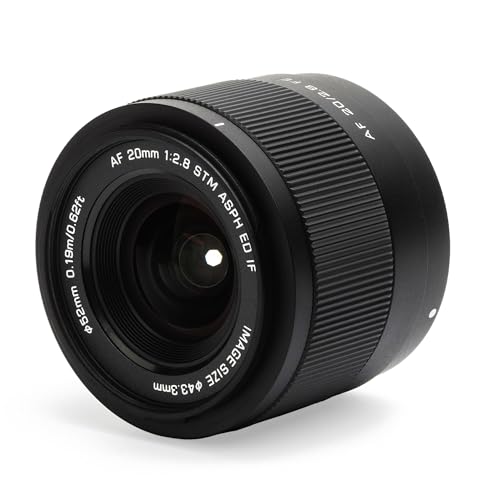 VILTROX 20mm f2.8 FE, 20mm f/2.8 e-Mount Full Frame AF Lens for Sony e Mount, Prime Wide Angle Lens for Sony e Mount a7cr a7cii a7c a6700 zv-e100 a6600 a6400 a7iv a7iii - Image 3
