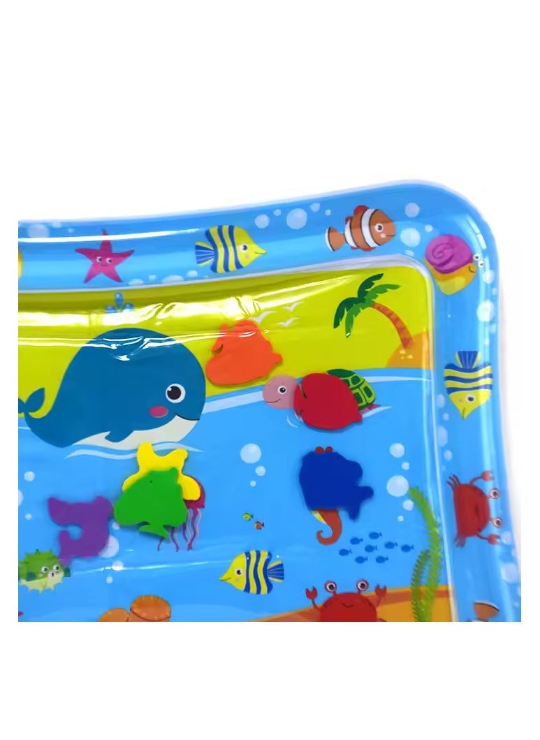 Generic Large Water Mat, Extra Large Multi-Stage Activity Center, Baby Toys & Sensory Toys, Inflatable Play Mat, Visual Stimulation Gift for Boys & Girls, Baby Toys, Baby Toys from 3 Months  - Image 5