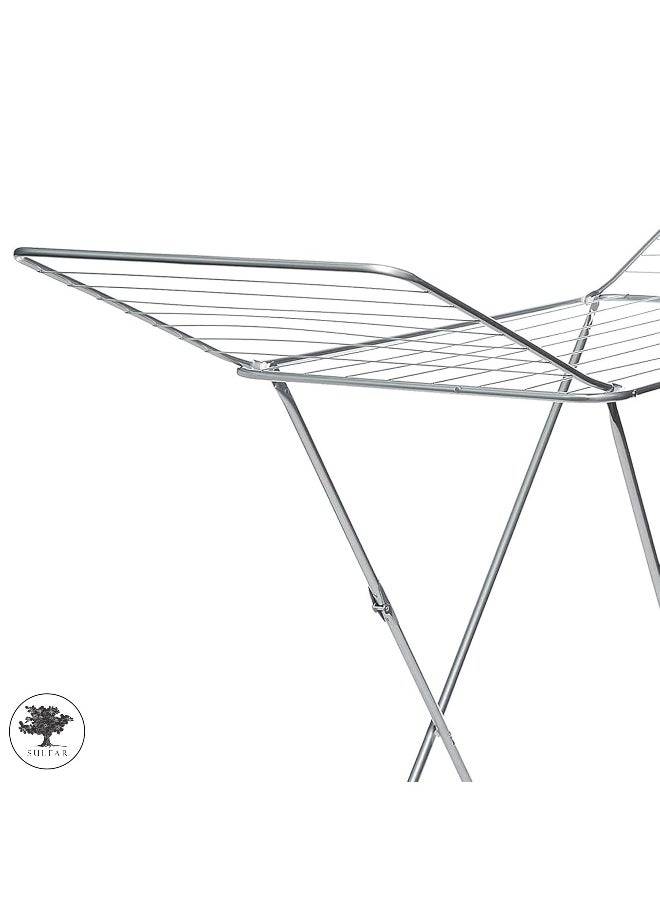 sulfar - Sulfar Steel Clothes Dryer, Silver - Image 1