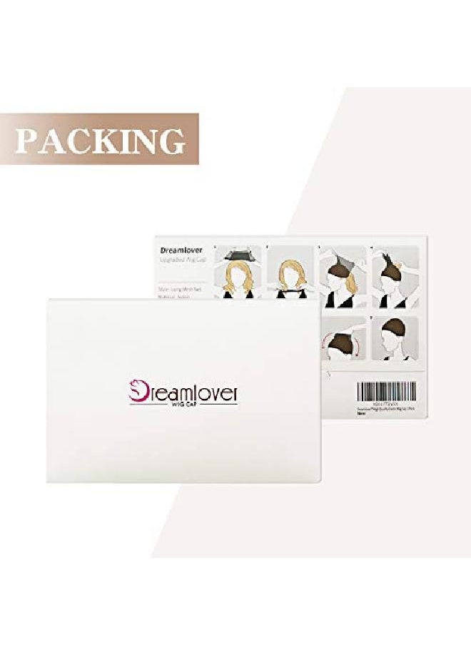 Dreamlover 3 Pack Long Wig Caps Mesh Net Wig Cap Open End Wig Cap For Long And Short Hair Natural Nude  - Image 3