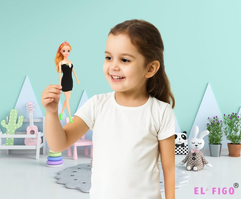 EL FIGO Adorable Girl Doll for Kids/Baby Doll for Girls/Toy for Kids 29 c.m Tall - Image 4