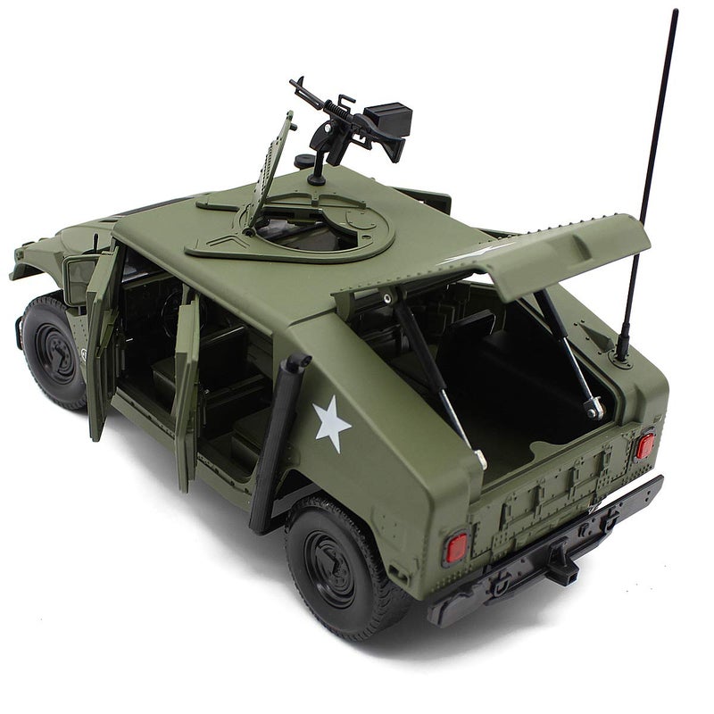 fisca 1/18 Scale Model Car Metal Diecast Military Armored Vehicle Battlefield Truck - Image 4
