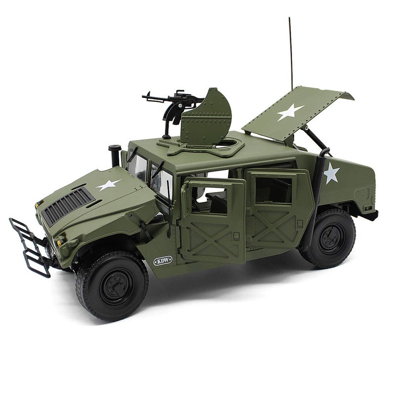 fisca 1/18 Scale Model Car Metal Diecast Military Armored Vehicle Battlefield Truck - Image 5