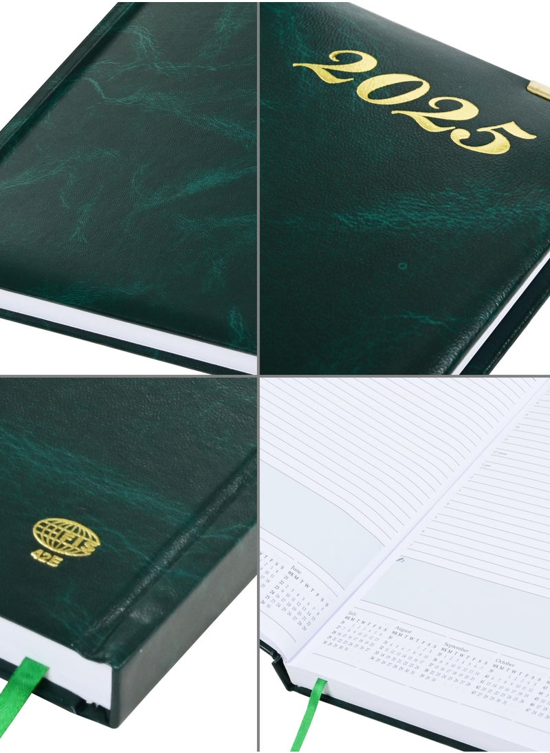 FIS FIS A4 Diary 2025 English (Golden Corners) Green - FSDI42E25GR  - Image 3
