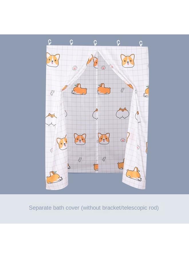 Bluejw Bathing Bath Cover Winter Household Shower Curtain Rectangular Warm Tent With Frame Rural Bathroom Baby Bath Account Artifact - Image 1