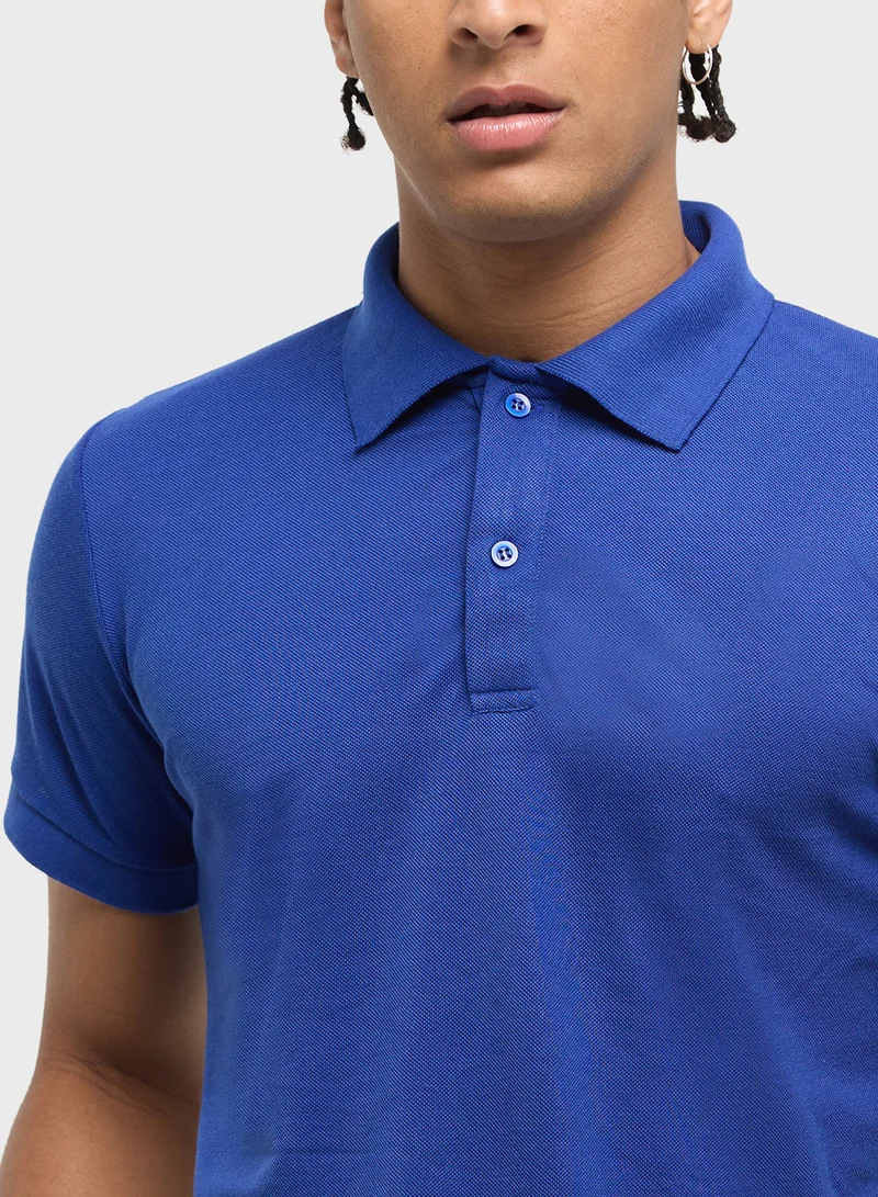 سفنتي فايف Essential Polo Shirt