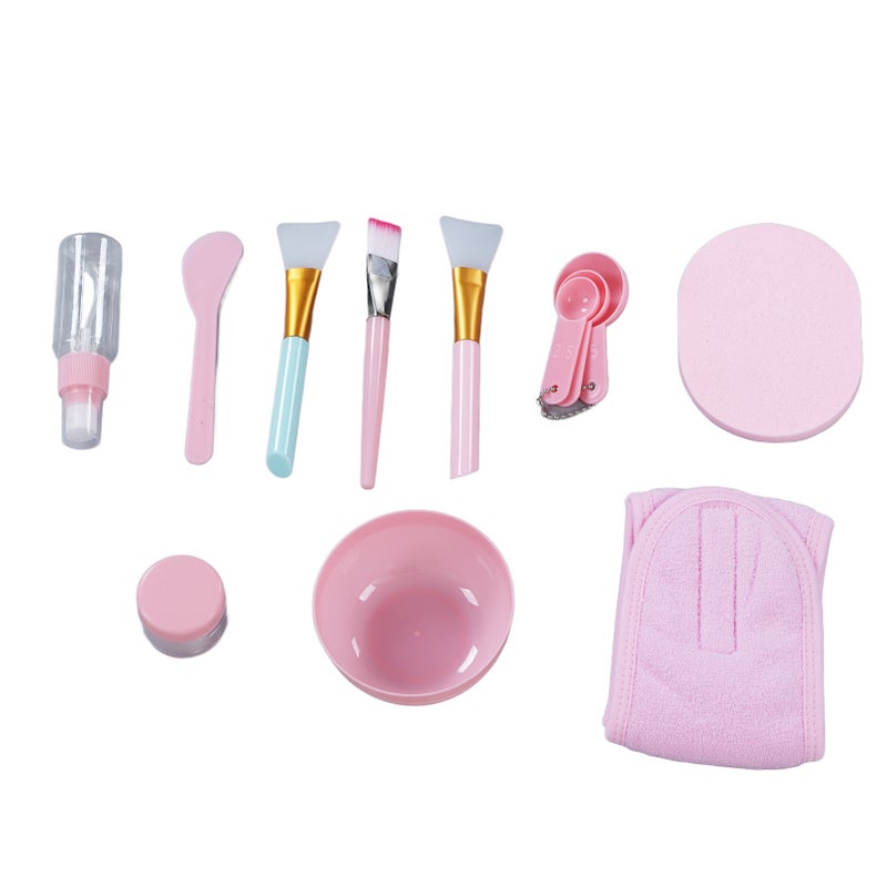 12pcs Facial Mask Mixing Bowl Set Smooth Surface Portable Complete DIY Facemask Bowl Brushes Set - Image 1