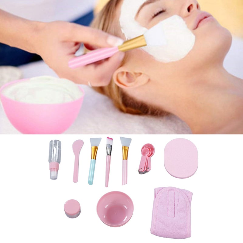 12pcs Facial Mask Mixing Bowl Set Smooth Surface Portable Complete DIY Facemask Bowl Brushes Set - Image 5