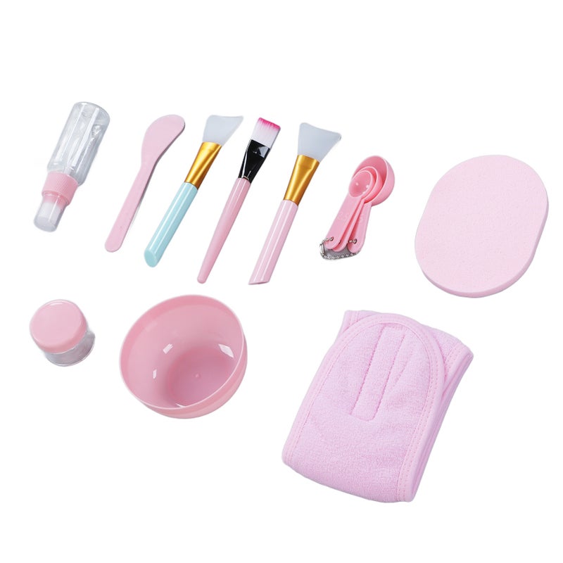12pcs Facial Mask Mixing Bowl Set Smooth Surface Portable Complete DIY Facemask Bowl Brushes Set - Image 2