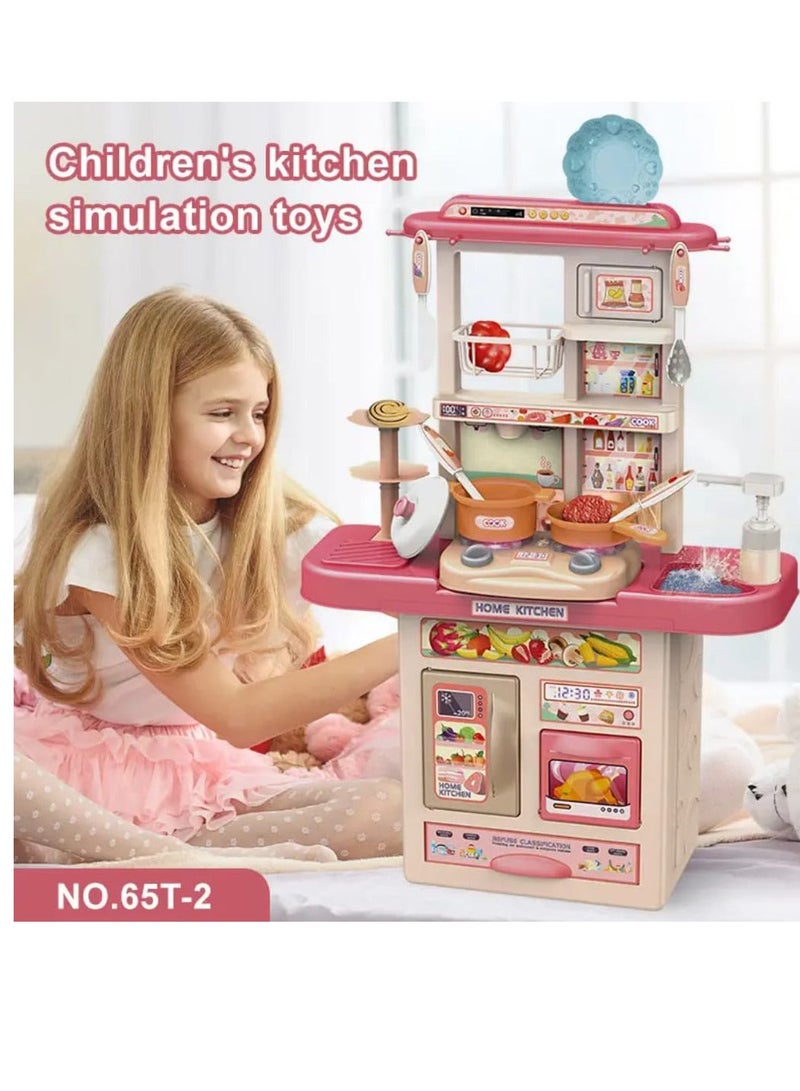 Kids' Kitchen Playset - 65 Pieces - Image 1