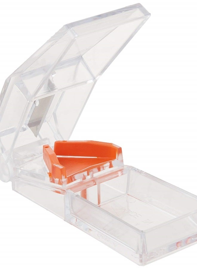 APEX Deluxe Pill Splitter - Pill Splitter with Retracting Blade Guard - for Cutting Small Pills or Large Pills in Half - Image 3