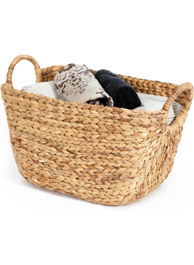 COMPACTOR Caracas Water Hyacinth Storage Basket Natural Brown X-Large RAN6822 - Image 4